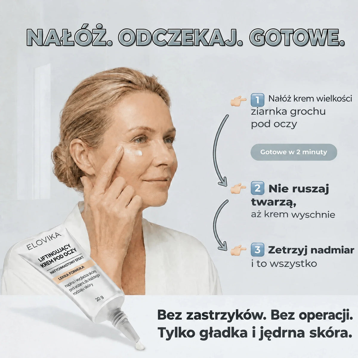 Liftingujący krem pod oczy Elovika